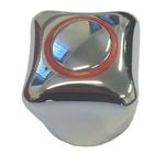 Dissco Chrome Handle - With Red Indicator And Screw                                                