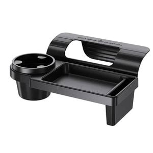 NNEOBA Multifunctional Car Side Door Hanging Organizer with Cup Holder Black