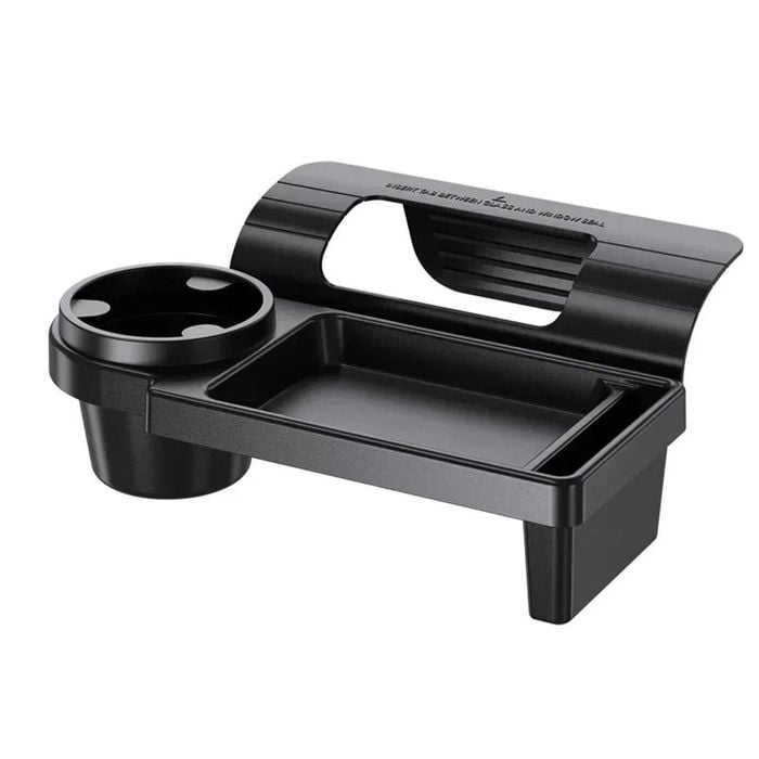 NNEOBA Multifunctional Car Side Door Hanging Organizer with Cup Holder Black