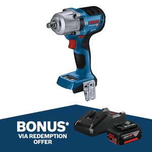Bosch 18V Professional 450Nm Impact Wrench 06019K4000 - Skin Only