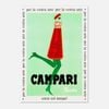 Galrie Vintage Campari Soda Poster from Italy 1968 Iconic Artwork for Home Décor, Poster Only, A0 84 x 119cm (33 X 47inch)