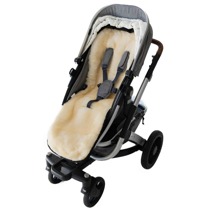 Naturally Sheepskins Deep Olive Weatherproof 2-in-1 Lambskin Pram