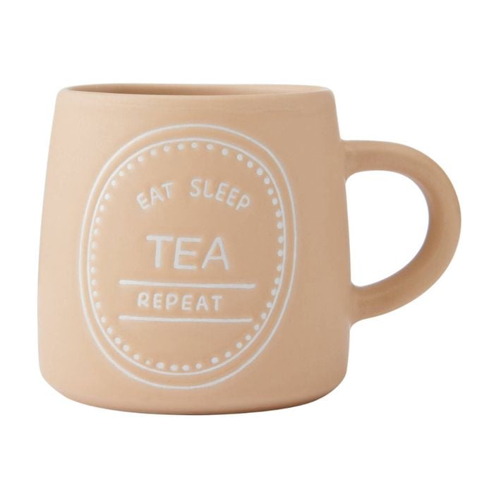 Mikasa Eat Sleep Repeat Mug 400ml