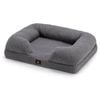 Petzly Pet Dog Bed Memory Foam Washable Removable Grey X Large