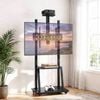 Artiss TV Stand  32-70" Universal Mobile Adjustable Height TV Stand with Wheels