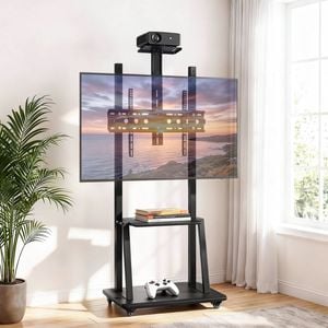 Artiss TV Stand  32-70" Universal Mobile Adjustable Height TV Stand with Wheels