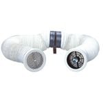 Manrose 150mm Bathroom Fan/Light Kit