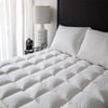 Renee Taylor Long Single Deluxe 1000 GSM Fully Fitted Mattress Topper White