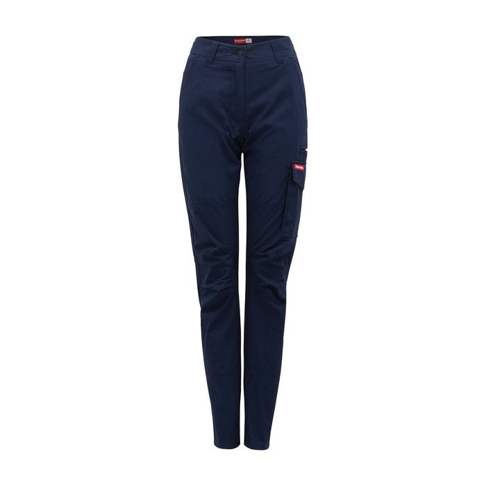 Hard Yakka Navy Women's Ripstop Cargo Pants - Size 16