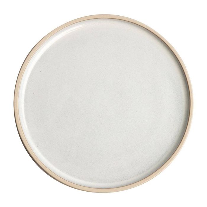 Olympia Flat Round Plate Canvas Murano White 180mm 6 Pack Tableware Dinnerware