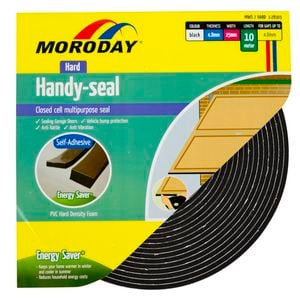 Moroday 25x4.8mmX10M Self Adhesive Handy-Seal Black MWS-7