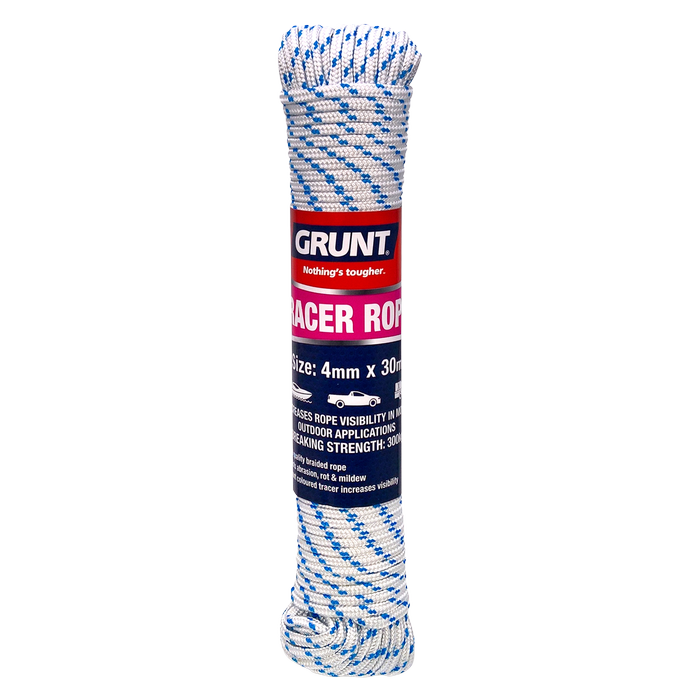 Grunt 4mm x 30m High Visibility Tracer Rope
