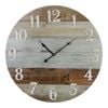 LVD Weathered BoardsMDF 58cm Wall Clock Round Analogue Decor