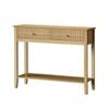 Oikiture 100cm Console Table with 2 Drawer