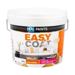 PPG Paints 10L White Low Sheen Easycoat Interior Walls