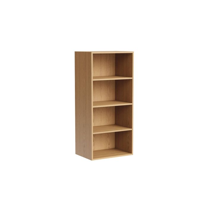 Kaboodle 200-299mm Oak Latte Customisable Deep Med Pantry Open Shelf