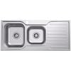 Everhard 1080mm Classic Square LH 1.75 Bowl And Drainer With 1 Tap Hole