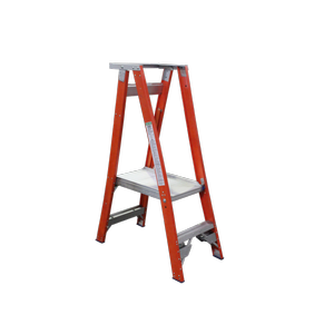 Indalex 0.6m 180kg Pro Series Industrial Fibreglass Platform Ladder
