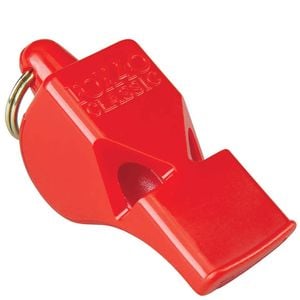 Fox 40 Classic Whistle Safety Outdoor Camping Sports Referee Football Red