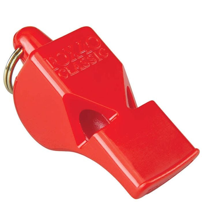 Fox 40 Classic Whistle Safety Outdoor Camping Sports Referee Football Red