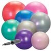 66fit Anti-Burst Exercise Ball - 300kg Rated, Non-Slip Surface - 8 Sizes with Hand Pump Included - 85cm Pearl