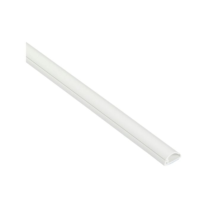 D-Line 16 x 08mm 2m White Adhesive Cable Management Cover