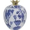 LVD Porcelain Jar Tabletop Home Decor 18cm Flowering Gum Bud