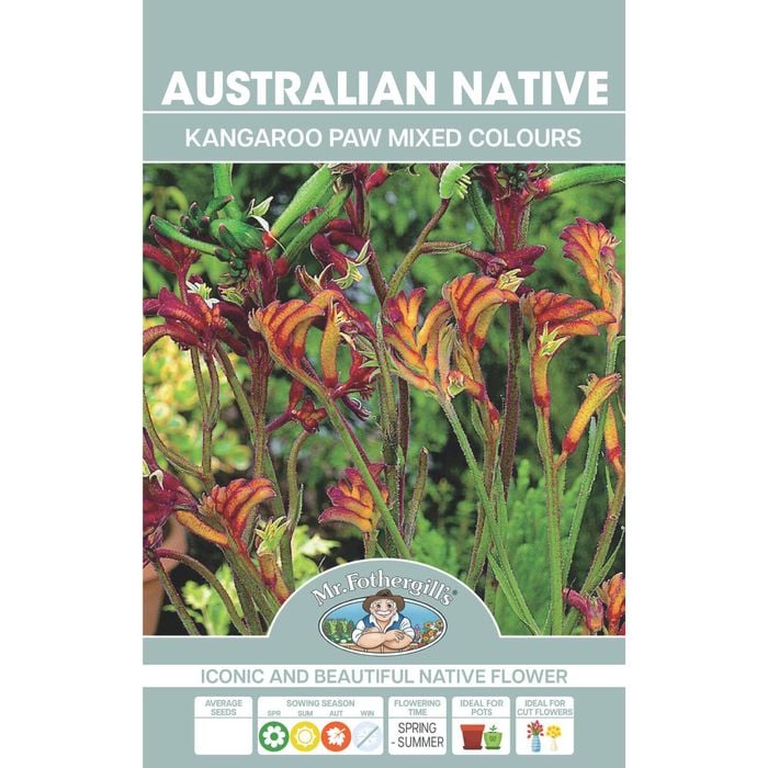 Mr Fothergill's Mixed Kangaroo Paw Flower Seeds