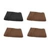 Set of 4 100% Cotton Face Washers Aspiree 33 x 33cm 1 Black 3 Coffee