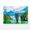 Cliffs Over James Bond Island Bay Print 100% Australian Made 90x60cm (Stretched Canvas)