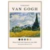 Galrie Van Gogh Wheat Field with Cypresses Art Print - Post-Impressionist Masterpiece, Wood Frame, 70 x 100cm (28 x 40inch)