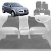 6D Diamond Car Floor Mats for Subaru Tribeca (B9)2005-2014-Full Set-Grey-Outback GT