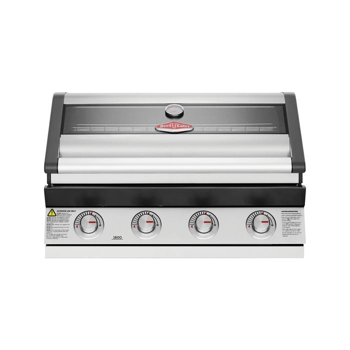 BeefEater 1600 Series 4 Burner Stainless Built In BBQ