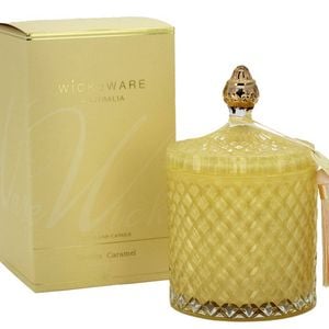 Candle SOY Jar Diamond 450g Vanila Caramel