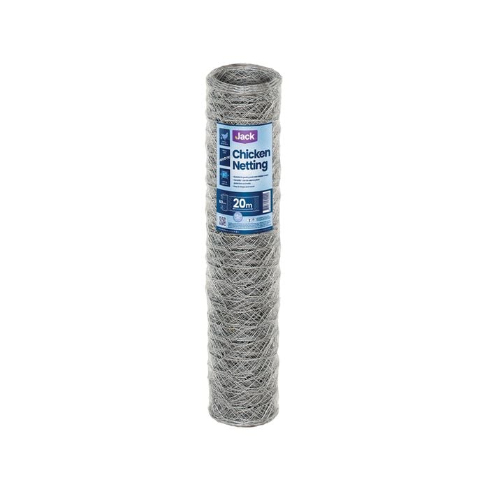 Jack 60 x 5cm x 1mm 20m Roll Chicken Netting Wire