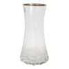 LVD Curve 28cm Glass Flower Vase Display Decor Large - Clear