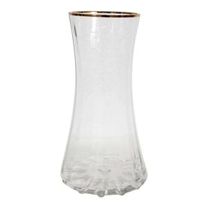 LVD Curve 28cm Glass Flower Vase Display Decor Large - Clear