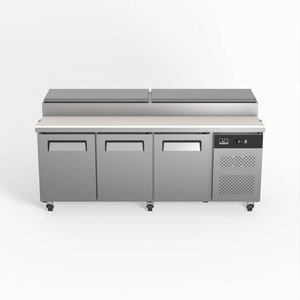 AG 3 Door Saladette Fridge - 10 x 1/3 GN Trays