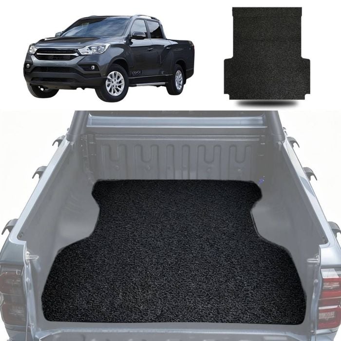 Signature Honeycomb UTE Tub Mat Tray Liner for SsangYong Musso 2018 - Current Q200 - Black
