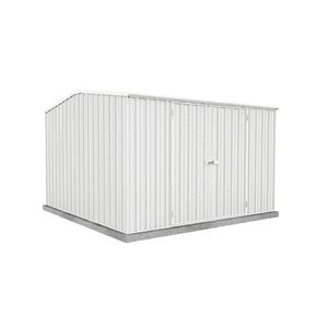 Absco Sheds 3.0 x 3.0 x 2.06m Surfmist Premier Double Door Garden Shed