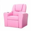 Keezi Kids Recliner Chair Pink Pu Leather Sofa Lounge Couch Children Armchair