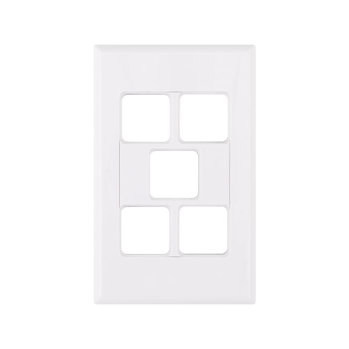 DETA X7 Grid Plate - 5 Gang