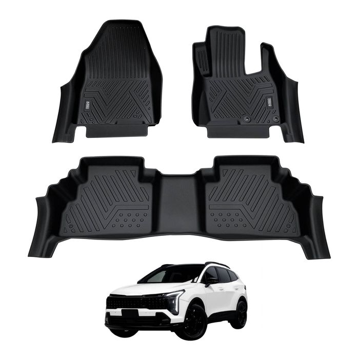 AUSGO Car Floor Mats for KIA Sportage Petrol / Diesel NQ5 PE 2025-Onwards  All-Weather Floor Liners
