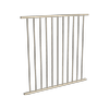 ProtectorAl 350 - 1200 x 1200mm Paperbark Aluminium Flat Top Garden Fence Panel
