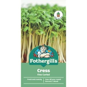 Fothergill's Fine Curled Cress Vegetable Seed
