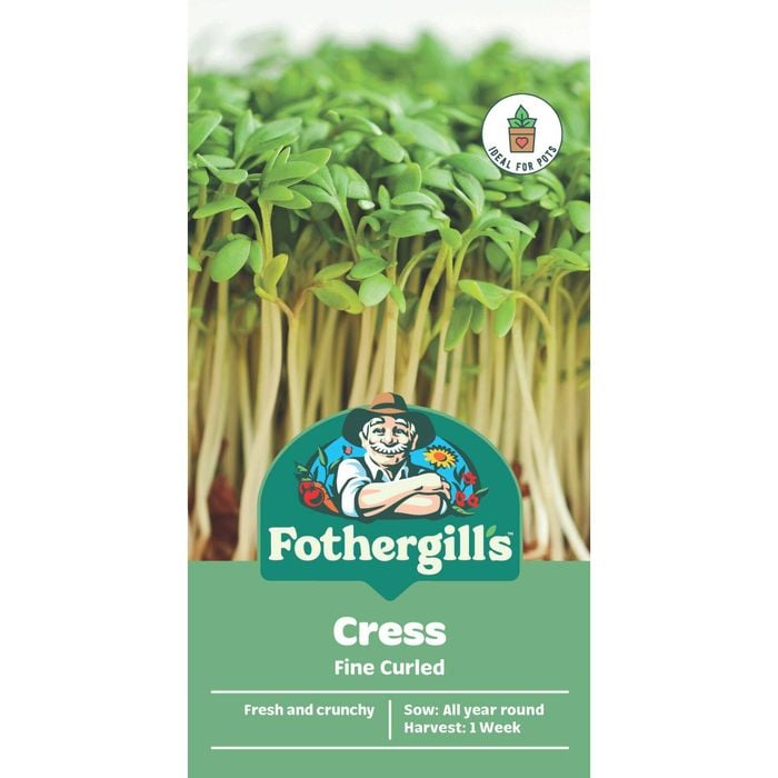 Fothergill's Fine Curled Cress Vegetable Seed