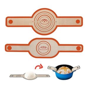 Catzon 2 Pcs Silicone Bread Sling For Dutch Oven Non Stick Long Handles-orange