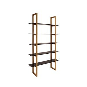 Modern Furniture MAREN Display Unit 110cm - Natural & Black