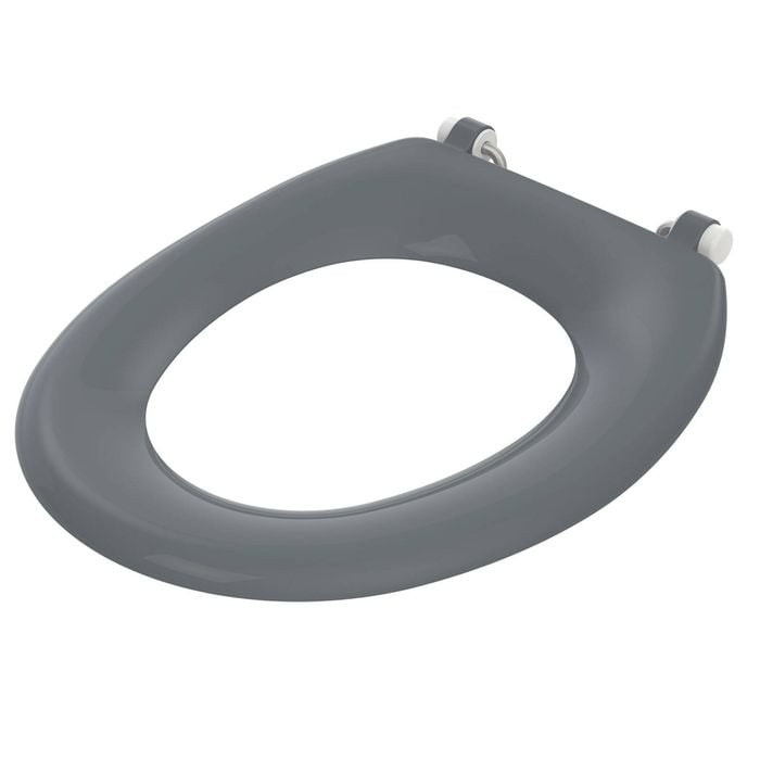 Caroma Grey Caravelle Single Flap Toilet Seat
