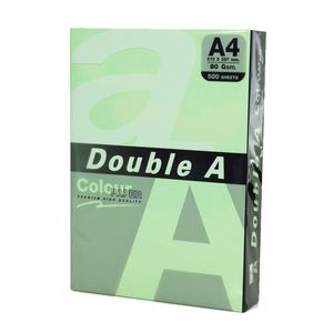 Double A A4 80gsm Pastel Colour Copy Paper 500pcs (Emerald)